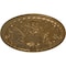 Ekena Millwork Tristan Ceiling Medallion (Fits Canopies up to 5 1/2"), Hand-Painted Pale Gold, 26"OD x 3"P CM26TNPAS - alternate 3